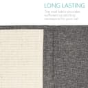 Navaris Tapis griffoir Chat - Protection côté Gauche canapé Meuble Sol Mur - Tapis en sisal et Lin 50 x 70 cm adapté pour Chaton Chien - 3