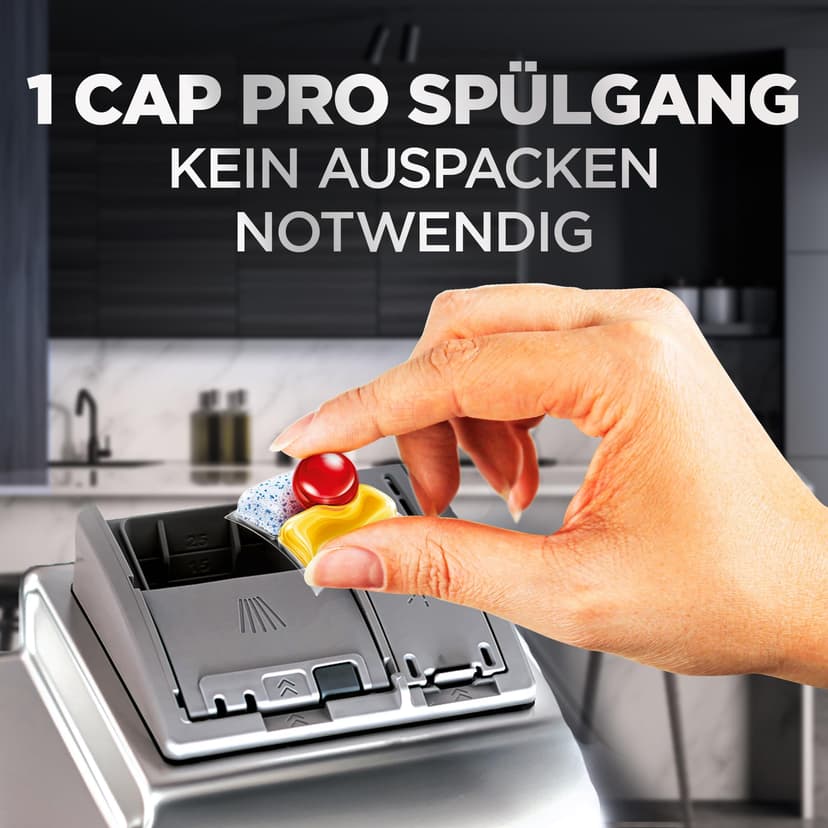 Finish Ultimate Infinity Shine Pastilles Lave-Vaisselle Citron, Imbattable contre les taches tenaces, 160 capsules - 8