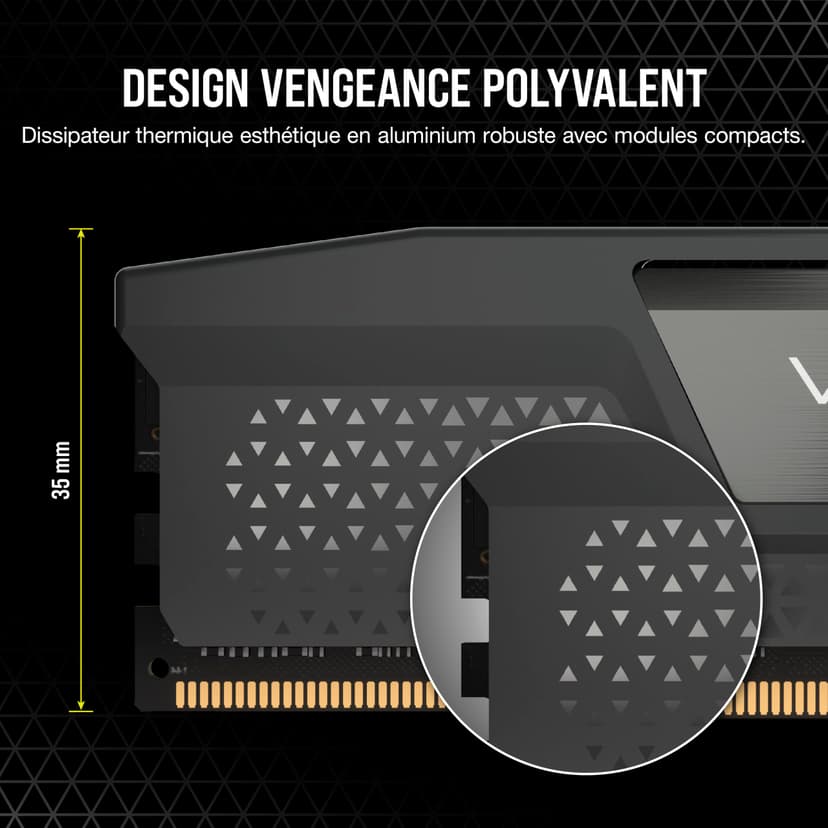CORSAIR VENGEANCE DDR5 RAM 32GB (2x16GB) Up to 6400MHz CL32 AMD EXPO Intel XMP iCUE Compatible Computer Memory – Grey (CMK32GX5M2B6400Z32) - 5