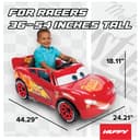 Huffy Disney Cars Lightning McQueen Electric Ride On Car - 6v Battery Powered Motorised Car Fun + Sounds + Lights, Red - 4