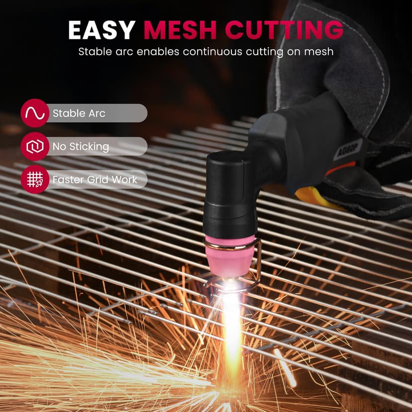 bestarc Plasma Cutter, Pilot Arc [Air Sensor Technology] 110/220V BTC500DP 10th Generation, 50Amps Screen Display Digital Plasma Cutting Machine (BTC500DP 10GEN 110/220V) - 6