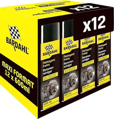 Bardahl Brake Cleaner Degreaser 600 ml (Pack of 12)
