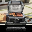 Ninja Woodfire Pro Connect XL Barbecue Électrique & Fumoir avec Contrôle d'Application, 2 Sondes, Grille, Housse, Revêtements & Brosse, Grill & Friteuse sans huile 7-en-1, Bleu & Noir OG901EUAMZ - 5