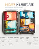TRIPPED Travel Gear – Lot de 7 cubes de rangement pour voyage, organiseurs de bagages extra larges, ultra légers, extensibles/sacs de compression pour vêtements (parcs nationaux) - 3