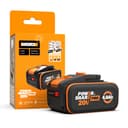 WORX Batterie Powershare Pro au Lithium-ION 20V 4Ah WA3644, Batterie Haute Performance et Longue durée Compatible avec Tous Les Outils Worx PowerShare - 1
