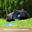 MOVA ViAX Robotic Lawnmower—Wireless Limiting, AI-Assisted Maps with UltraEyes 1.0, U-Shaped Paths, Dual Vision Obstacle Avoidance, Improved Edge Banding, Complex Lawns, Smart App Management - 4