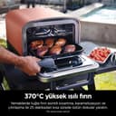 Ninja Woodfire 8-in-1 Electric Outdoor Pizza Oven, Rotisserie & Smoker BBQ with Grate, Pro-Heat Plate, Pizza Stone, Wood Pellets and Shovel, 6 Settings, Dark Orange OO101EU - 7