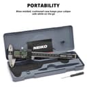 NEIKO 01407A Electronic Digital Caliper | 0-6 Inches | Stainless Steel Construction with Large LCD Screen | Quick Change Button for Inch/Fraction/Millimeter Conversions - 6