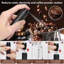 Y-Step 4PCS 51mm Coffee Tamper Set: with 30LB Calibrated Spring Loaded Barista Tamper, Tamper Mat, Spray Bottle, WDT Tool Espresso Coffee Distribution Stirrer, Espresso Aluminum Handle Accessories - 5