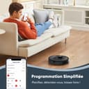 Ultenic T20 Pro Self Emptying Robot Vacuum Cleaner with Mop 8000Pa, 180 Mins Runtime, LiDAR Navigation, Up to 10 Weeks of Hands Free Cleaning Robot Vacuum for Pet Hair, Carpet, All Floors - 9