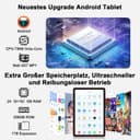2026 Tablette 11 Pouces Android 24Go RAM+256Go ROM(2 To TF),Octa-Core 2.0Ghz, 8000mAh, 5G WiFi, Widevine L1, 2K Écran GMS 5MP+13MP, Bluetooth 5.0, FHD 1280 * 800,Tablette Tactile de jeu avec Cas-Rouge - 4