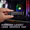 WD Black SN850X 2TB SSD M.2 2280 NVME PCI-E Gen4 Solid State Drive with Heatsink - 8