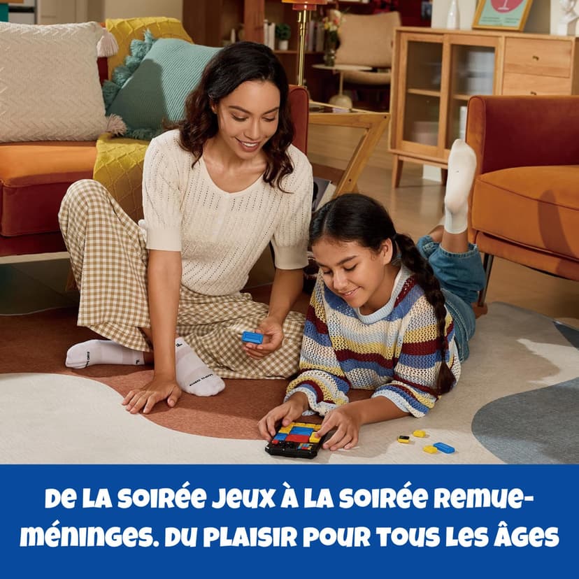 GiiKER Super Slide Puzzle Games, Plus de 500 défis Originaux, Casse-tête, Jouets pour Enfants et Adolescents, Jeux de Voyage, Cadeaux d'anniversaire, activités pour Les Voyages en Voiture - 4