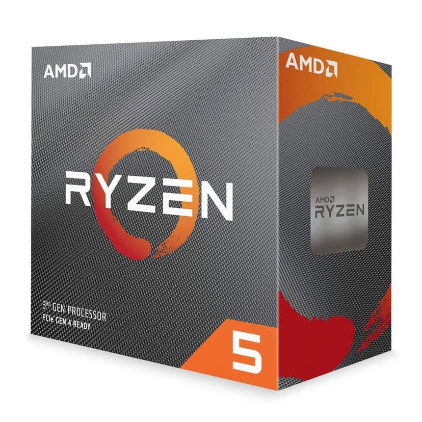 AMD Ryzensets 5 3600 Processor (6 Cores/12Threads, 65W DTP, AM4 Socket, 35 MB Cache, up to 4.1 GHz Max Boost frequency, Wraith stealth cooler) - 1
