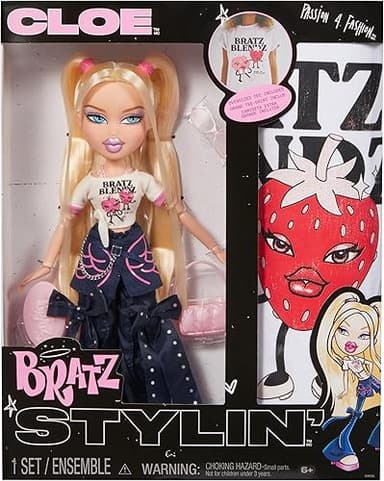 Bratz Stylin' Cloe - Poupée Mannequin avec T-Shirt Person…