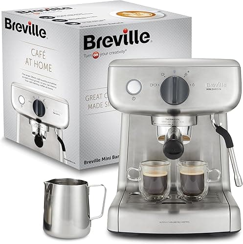 Breville Barista Max | Fully Automatic Espresso Machine | With Built-in Grinder and 15 Bar Italian Pump [VCF126X]
