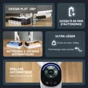 Rowenta X-Clean 10, Aspirateur Laveur sans Fil, Inclinable 180°, Auto-Nettoyage et séchage 65°C, 60min, pour tâches tenaces, Poils d’Animaux YY5785FE, Blanc - 3