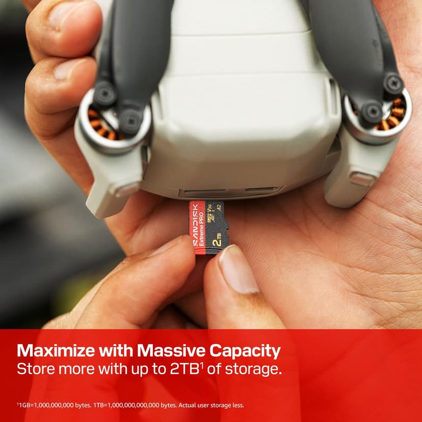 SANDISK Extreme PRO microSDXC 128GB, UHS-I + SD Adapter (up to 250MB/s read, 120MB/s write speed, 5K, 3K, 4K UHD, C10, V30, U3, A2) For Action Cams, Drones, Android devices, Laptops - 4