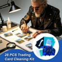 Card Cleaning Kit - 28 Pieces Trading Card Cleaning Kit, Maintenance Accessory Set, Acrylic Polishing or Home Offices, Sports Collector, Com Fair - 5