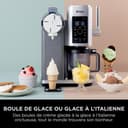 Ninja Swirl by CREAMi Ice Cream Maker and Ice Maker with 2 Jars, 13 Modes to Make Ice Cream, Italian Ice Cream, Gelatos, Sorbets, Milkshakes, Extra Option, Silver, NC701EU - 9