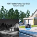EZVIZ CP5 Visiophone connecté WiFi, Résolution 1080P, Moniteur Tactile Couleur 7", Portier vidéo à installation 2 Fils, Déverrouillage à Distance, Audio Bidirectionnel, Vision Nocturne, Design Compact - 4