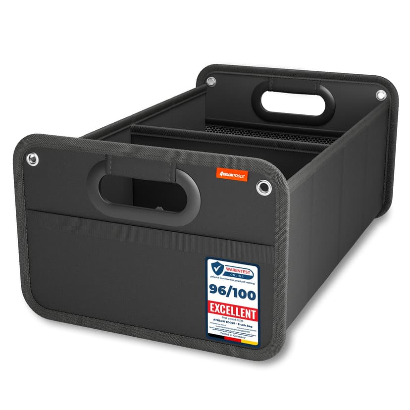 ATHLON TOOLS Foldable boot bag - Organiser, box - Reinforced, stable - Fastening strips - 1
