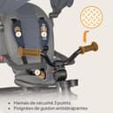LIONELO Haari Tricycle bébé évolutif jusqu'à 25 kg, vélo de Marche vélo pour Les Enfants Plus âgés, siège réversible, Grand Panier Sac, Porte-gobelet, Roue Libre - 8