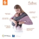 Ergobaby Embrace Baby Carrier for Newborns from Birth, Extra Soft & Ergonomic with Head Support, Oxford Blue - 3