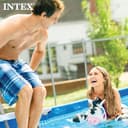 Intex Metal Frame Rectangular Swimming Pool 300 x 200 x 75cm, Blue Above Ground Garden Pool for Kids and Family, 3834L Water Capacity, Puncture-Resistant 3-Ply Material, Pump Not Included, 28272NP - 6