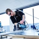 Makita SP6000J 165mm Plunge Cut Saw Complete with Connector Case/ Hex Wrench and Carbide-Tipped Saw Blade - 8