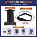 Self Haircut Kit for Men | 2Pcs SelfCut Guide for Men: Neckline Shaving Template & Fade Guide | Adjustable Size Hair Fade Tool & Stable Neckline Template | Hair Cut for Kids & Seniors - 7