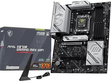 MSI MAG X870E GAMING MAX WIFI Motherboard, ATX - Supports…