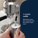 De'Longhi Dedica Duo EC890.M, Barista Coffee Machine with Pump, Espresso and Cold Brew, Manual Coffee Machine with LatteArt Steam Rod, 15 cm Wide, 2 Espresso, Touch Screen, Cup up to 13 cm, Metal - 4