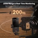 NEEWER CM28 (1 RX + 2 TX + Charging Case), Wireless Lavalier Microphone, Smart Noise Cancelling, 48KHz/16Bit 9 Hrs Uncompressed Recording, 656ft/200m Range, Lav Mic for iPhone, Android, Camera - 8