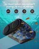 (Upgrade) Robot Piscine sans Fil WYBOT C1-01 Robot Piscine pour Piscines Enterrées & Hors Sol - Nettoyeur 4-en-1 Paroi & Ligne d'eau 150min/150m², Navigation Intelligente, App-Noir Encre - 4