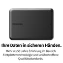 Toshiba Canvio Partner 2To Portable 2.5" HDD externe,Disque dur mécanique, USB 3.2 Gen 1, compatible Mac et Windows, USB Powered - 8