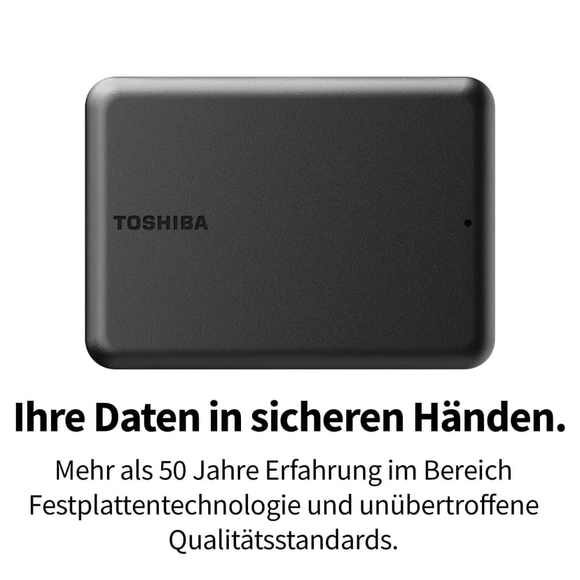 Toshiba Canvio Partner 2To Portable 2.5" HDD externe,Disque dur mécanique, USB 3.2 Gen 1, compatible Mac et Windows, USB Powered - 8