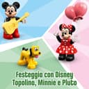 LEGO DUPLO | Disney Il Treno del Compleanno di Topolino e Minnie - Giocattolo per Bambine e Bambini da 2 Anni in su - Giochi Educativi con Mattoncini Numerati e 3 Personaggi - Idea Regalo - 10941 - 2