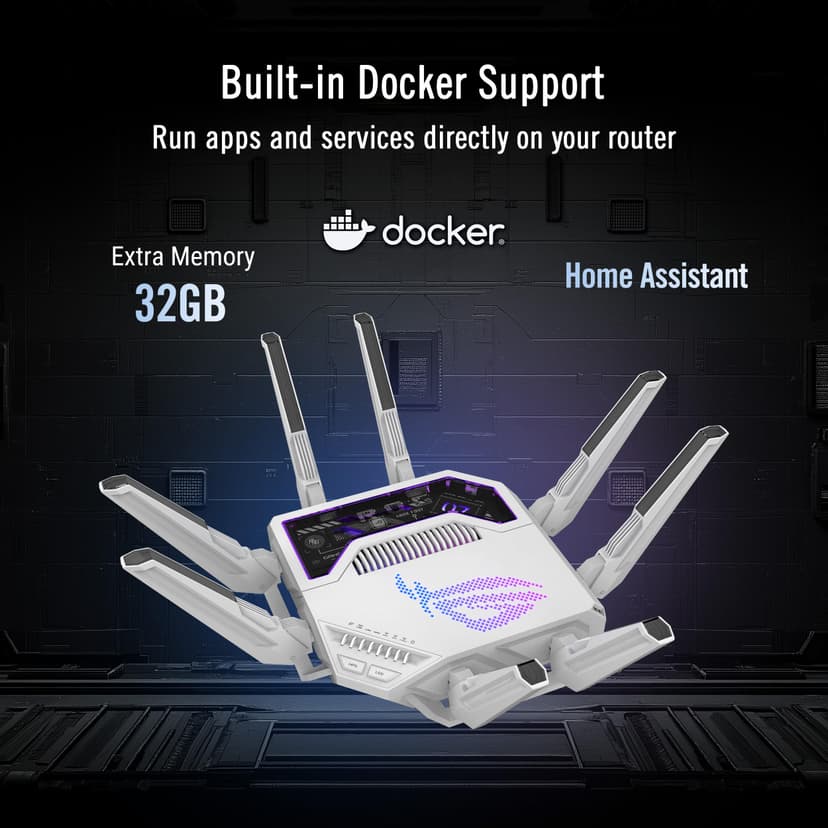 Asus ROG Rapture GT-BE19000AI Tri-band WiFi 7 AI Gaming Router - 4