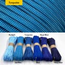 Paracord 4mm, 35+ Solid Colors (10m, 15m, 30m, 50m, 100m, 300m) | Ideal for Crafting, DIY, Camping, Survival, Outdoor | 100% Nylon Rope 4mm | Tactical Cord 550 Type III - 2