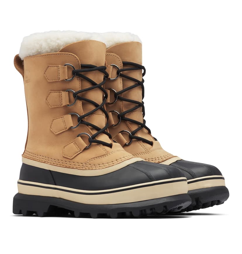 Sorel Caribou Women's Waterproof Snow Boots, Beige (Buff), 3.5 UK - 9