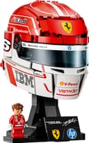 LEGO Editions Scuderia Ferrari HP Charles Leclerc Helmet - F1 Merchandise - Display Model Kit w/Collectible Minifigure - Gift for 14+ Year Old Boys & Adult Motorsport Fans - 43014 - 4