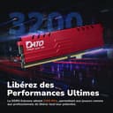 DATO 32GB RAM (16GBx2), DDR4 3200MHz with Heatsink, PC4-25600 CL16 1.35V 288-Pin Non-ECC UDIMM, Desktop Memory Module for Gaming, Extreme White - 2