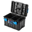 Högert Technik - HT7G501 Tool Box on Wheels, Load Capacity up to 50 kg, Practical and Spacious, Resistant to Damage, Dustproof, Robust ABS Clasps, Modular Construction - 2