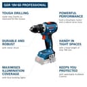 Bosch Professional 18V System Cordless Drill Driver GSR 18V-65 (Brushless Motor, Head Length 166, incl. L-BOXX) - 7