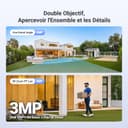 EZVIZ 3MP+3MP Caméra Surveillance WiFi Extérieure à Double Objectif, 360° PTZ Camera, Suivi Auto, Détection de Forme Humaine/Véhicule,Défense Active,Vision Nocturne Couleur 40M, C9c 2K Dual - 5