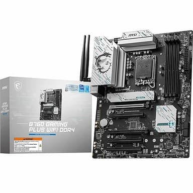MSI B760 Gaming Plus WiFi DDR4 Carte mère, ATX - pour pro…