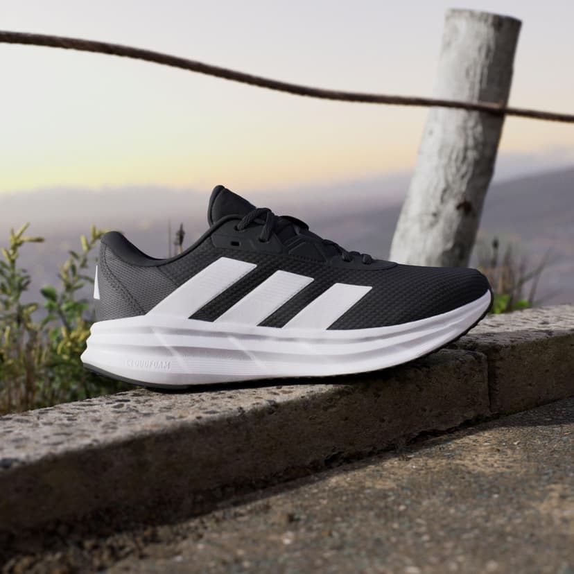 adidas Men's Galaxy 7 Running Shoes, Core Black/Cloud White/Carbon, 11 UK - 2