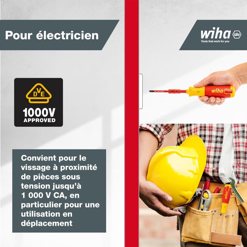 Wiha Destornillador con cargador LiftUp electric 2831-09021 LiftUp electric; Schlitz, PH, SL/PZ 6tlg - 3