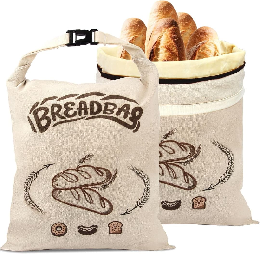FLYAMAPIRIT Beeswax Bread Bag for Sourdough, Large Reusab…